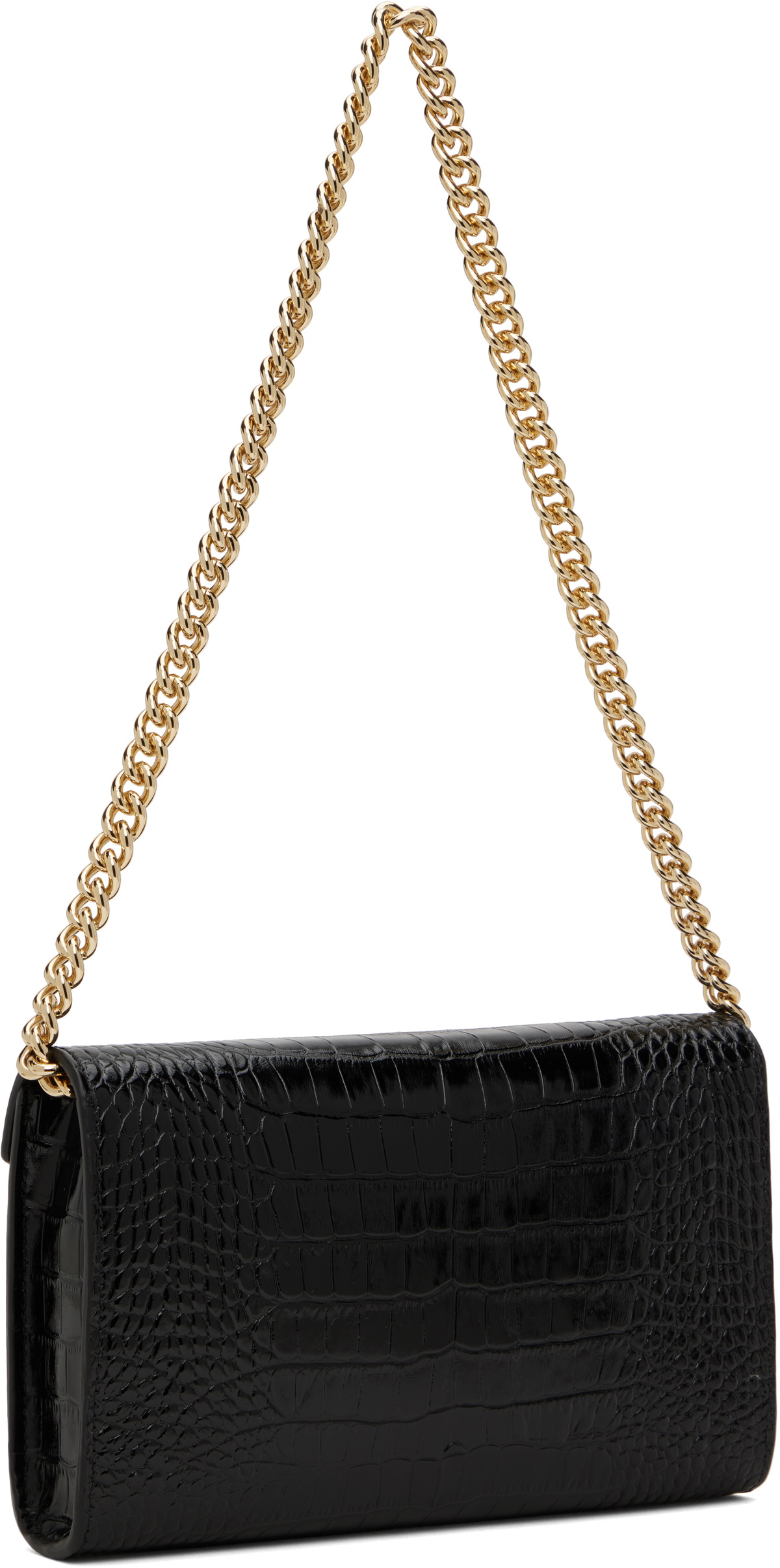 ANINE BING Black Small Elly Clutch Bag