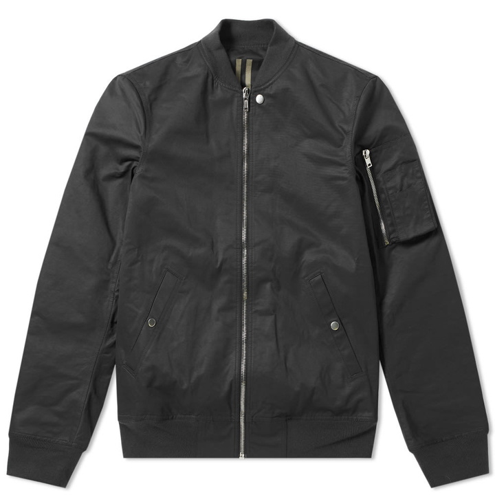 Photo: Rick Owens DRKSHDW Nylon Flight MA-1 Bomber Jacket Black