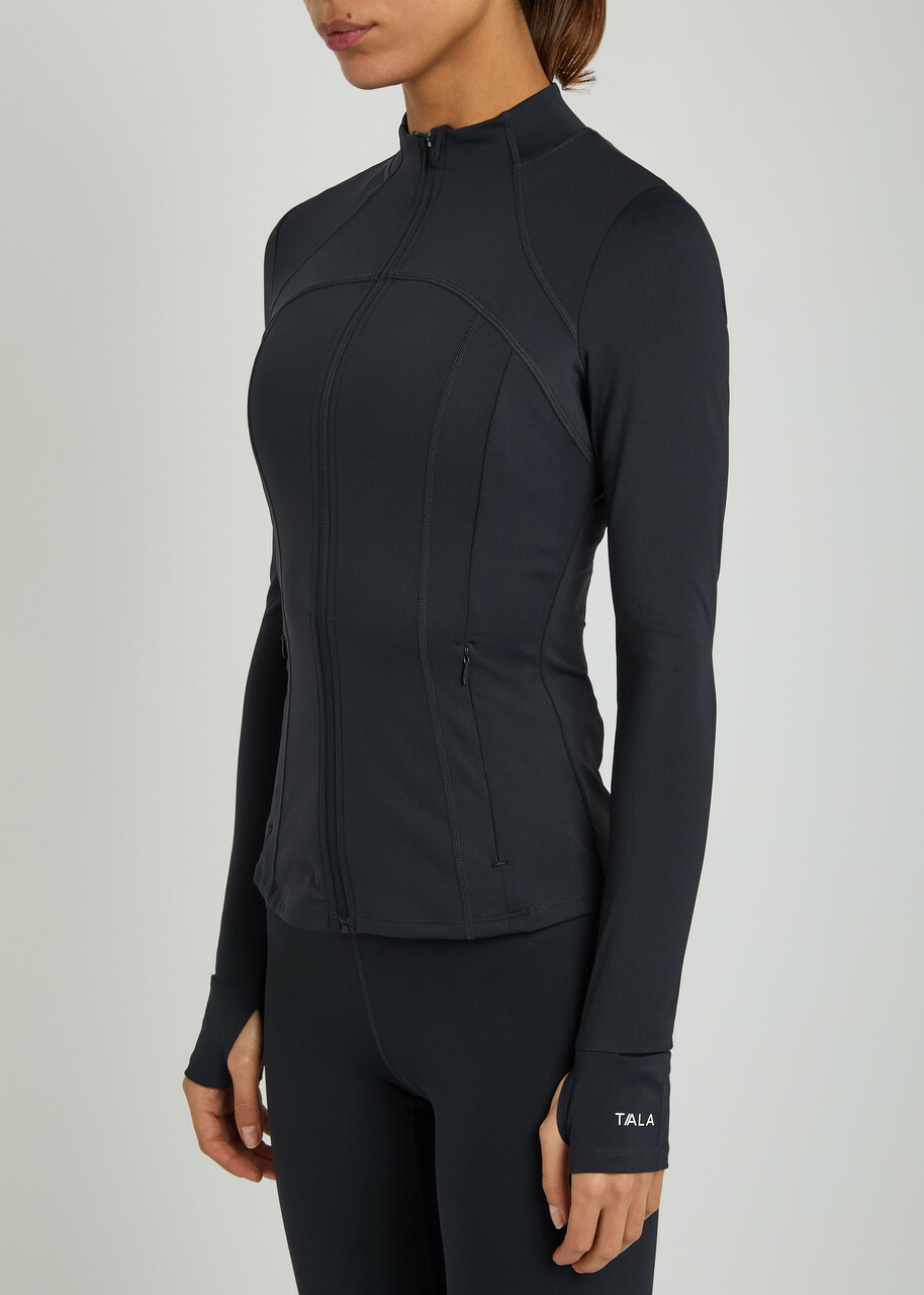 Tala Skinluxe Stretch-jersey Jacket Navy