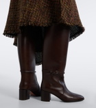 Aquazzura Cotswold leather knee-high boots