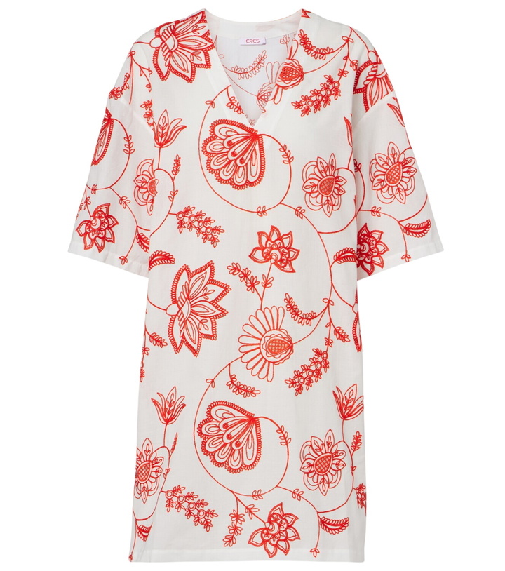 Photo: Eres Levia embroidered cotton-blend minidress