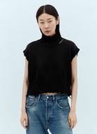 Marni High Neck Cropped Sweater