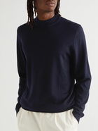 NN07 - Martin Merino Wool Mock-Neck Sweater - Black