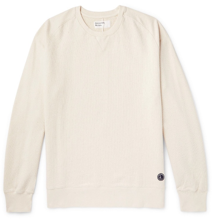 Photo: Universal Works - Loopback Cotton-Jersey Sweatshirt - Neutrals