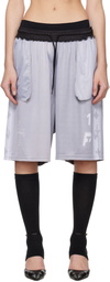 Prototypes Gray Insideout Football Shorts