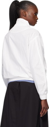 Nothing Written White Panny Harrington Jacket