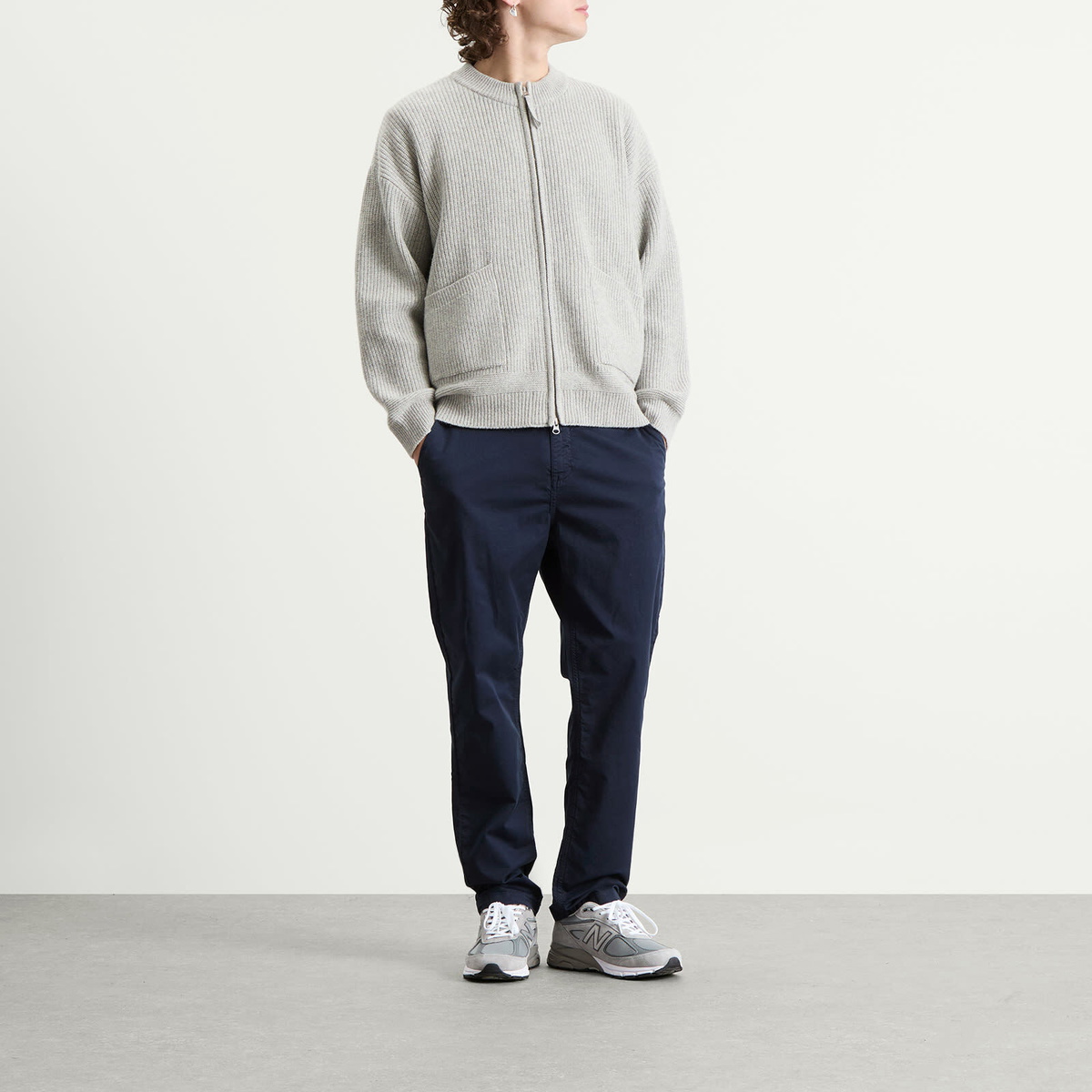 Kestin Men's Inverness Trousers in Dark Navy Twill