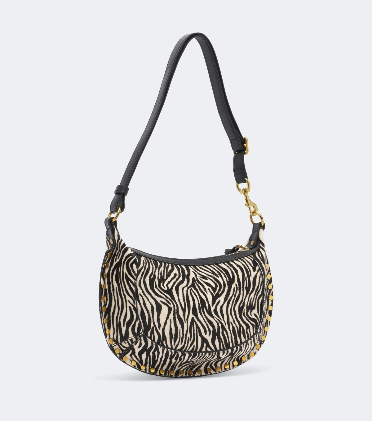 Isabel Marant Oskan Moon printed calf hair shoulder bag