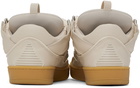 Lanvin Off-White Curb Sneakers