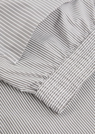 Rag & Bone Irving Striped Stretch-cotton Shorts Grey