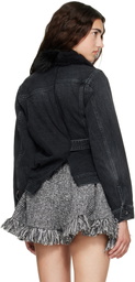 sacai Black Denim Jacket