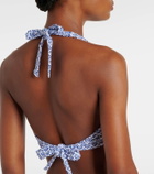 Heidi Klein Cape Cod U-Bar printed bikini top