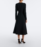 Carolina Herrera Embellished midi dress