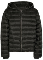 Rick Owens X Moncler Ziplock Hooded Padded Shell Jacket Black