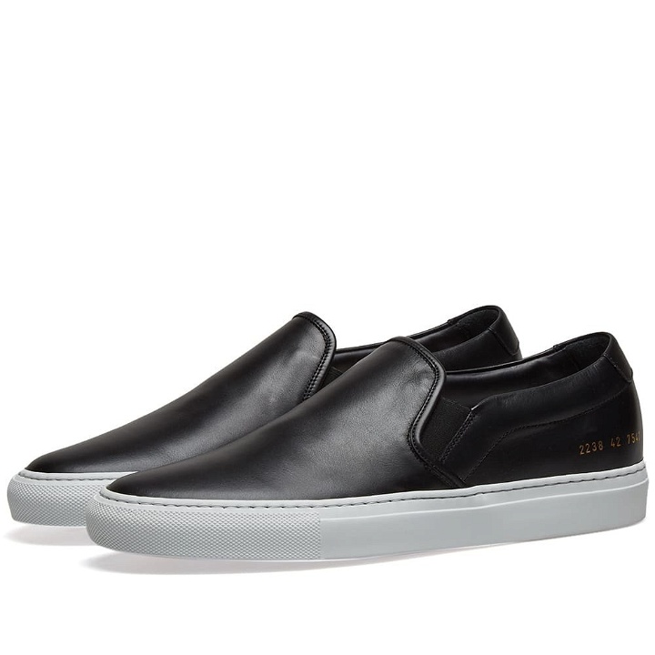 Photo: Common Projects Slip On White Sole