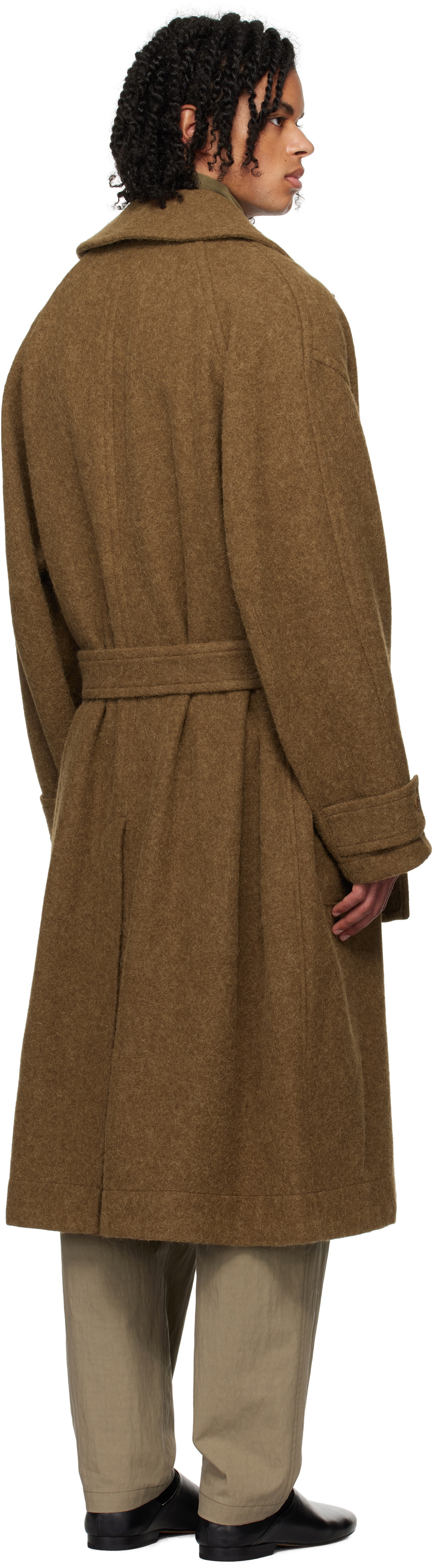 LEMAIRE Brown Duffle Coat Lemaire