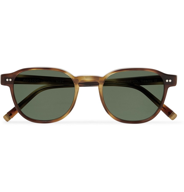 Photo: Moscot - Arthur Round-Frame Acetate Sunglasses - Brown