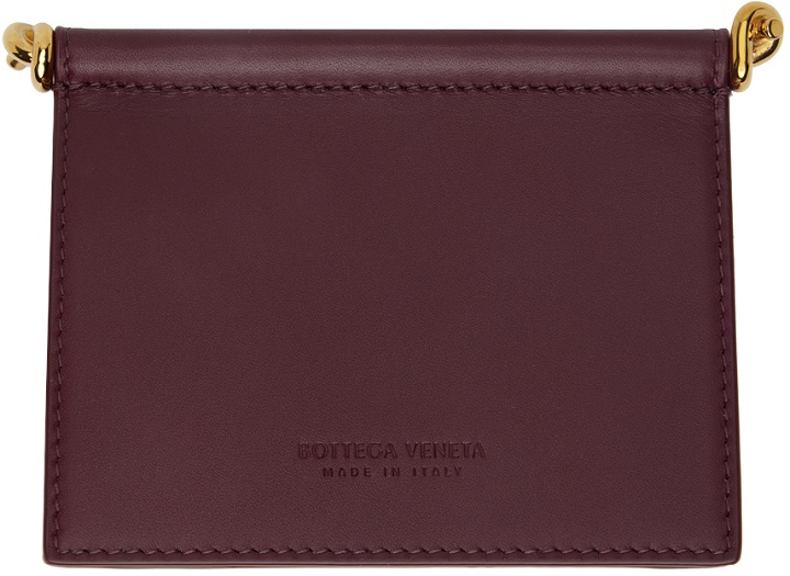 Photo: Bottega Veneta Burgundy Solstice Card Holder
