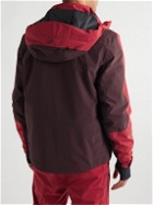 Aztech Mountain - Ajax Panelled Hooded Ski Jacket - Red