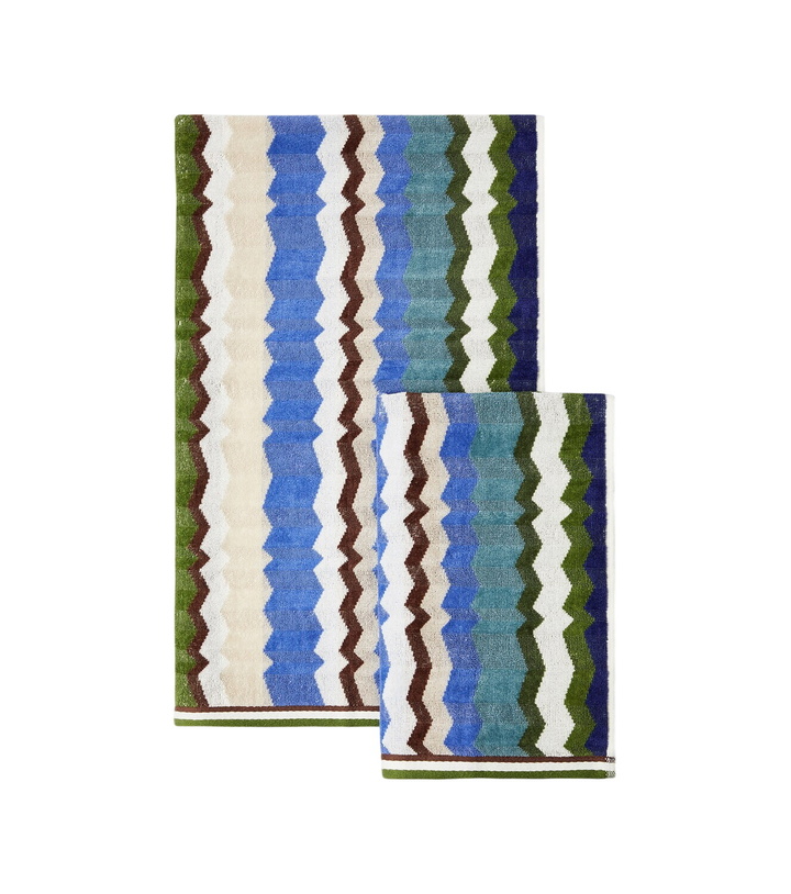 Photo: Missoni Eva Zigzag set of 2 cotton terry towels
