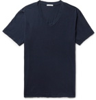 James Perse - Slim-Fit Combed Cotton-Jersey T-Shirt - Men - Navy