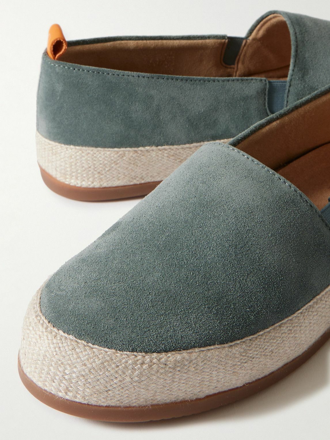 Mulo - Leather Espadrilles - Blue