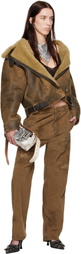 Dsquared2 Brown Dean Distressed Corduroy Trousers