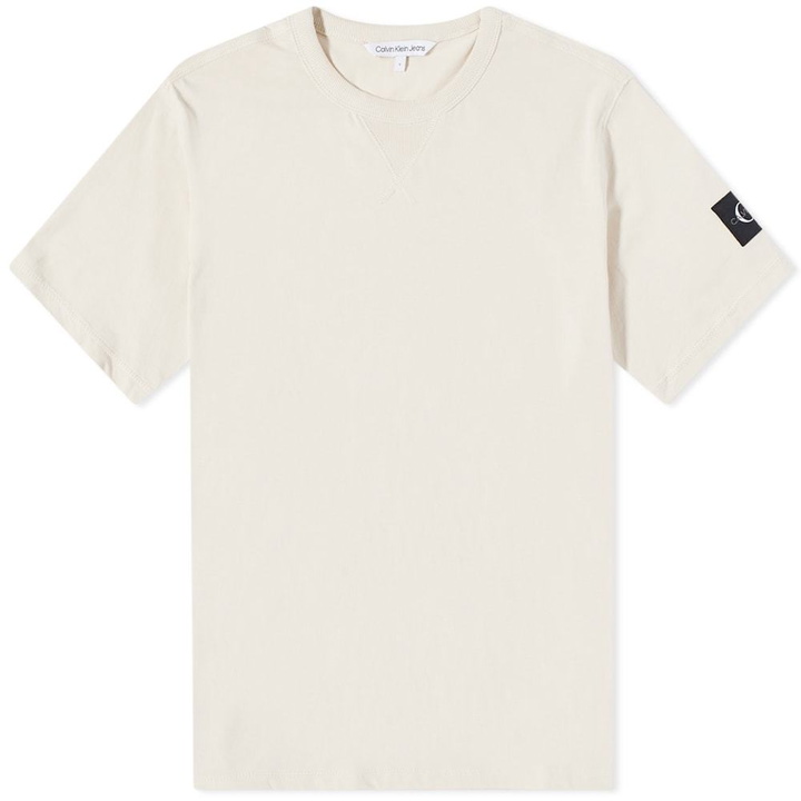 Photo: Calvin Klein  Monogram Sleeve Badge Tee