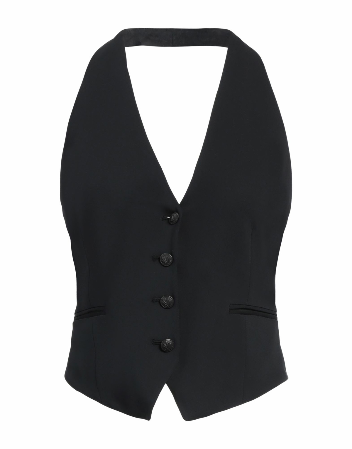 Rag & Bone Womens Tailored Vest in Black
