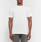 Berluti - Cotton and Mulberry Silk-Blend T-Shirt - Men - White