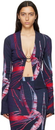 Louisa Ballou Multicolor Classic Cardigan