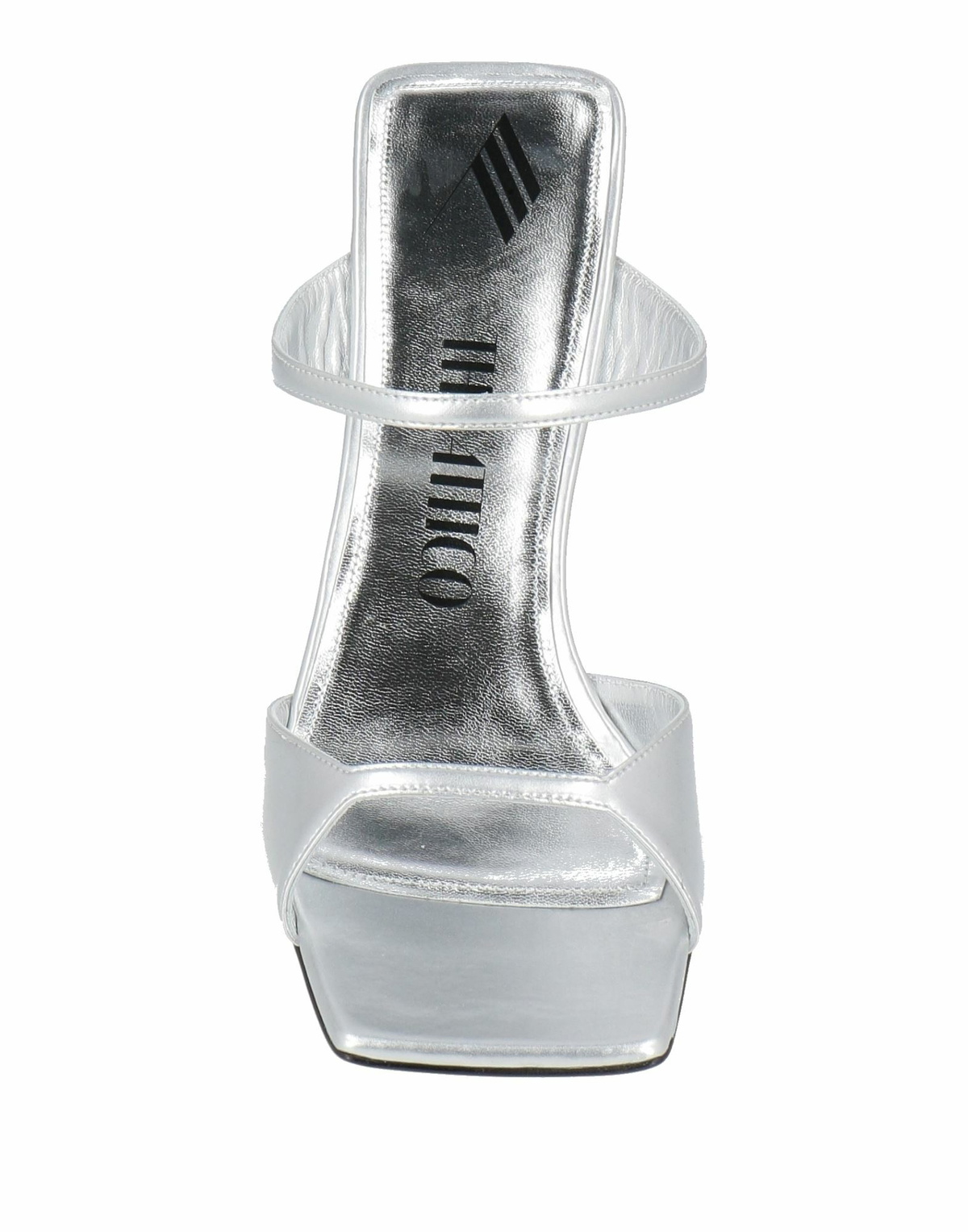 The Attico Womens Sandals in Silver