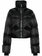 Rick Owens Black Zipped Puffer Jacket