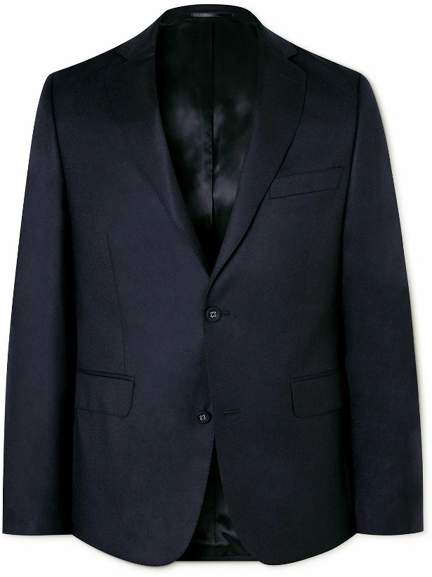 Photo: Officine Générale - Worsted Wool Suit Jacket - Blue