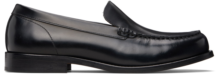 Photo: A.P.C. Black Moc Loafers