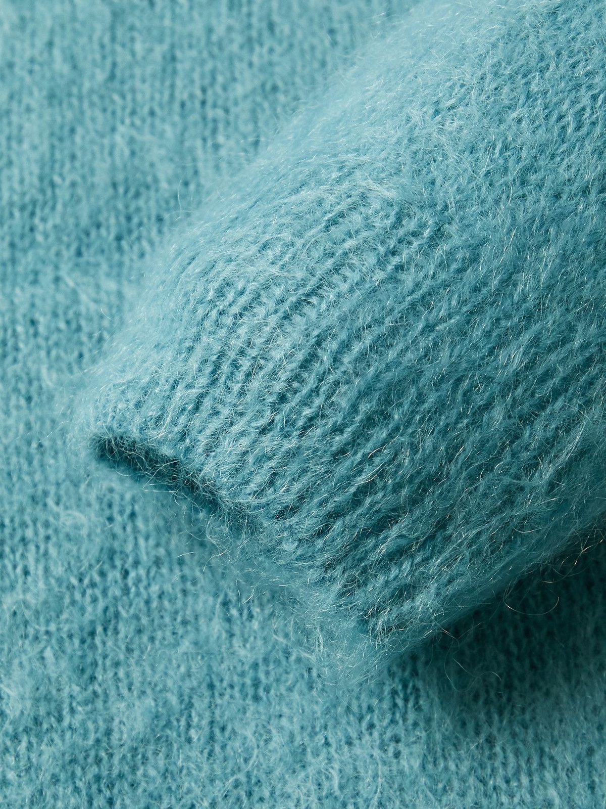 Auralee - Brushed Mohair and Wool-Blend Sweater - Blue Auralee