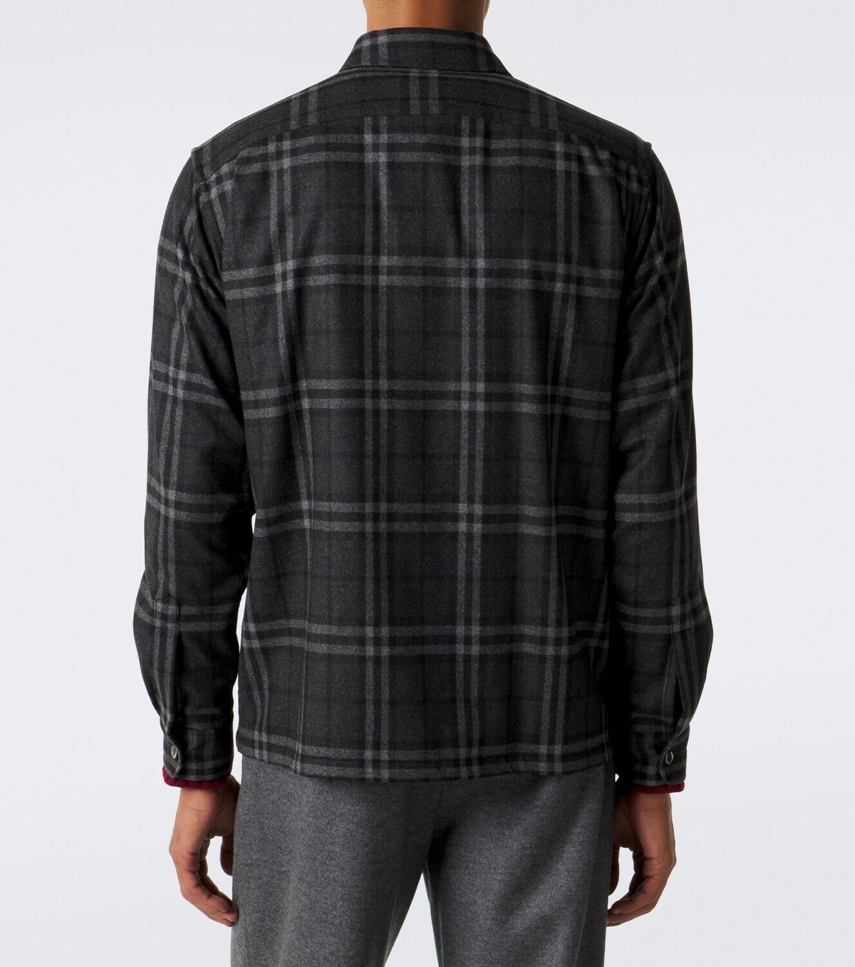 Burberry Burberry Check wool and cashmere jacket