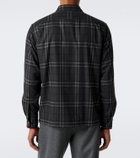 Burberry Burberry Check wool and cashmere jacket
