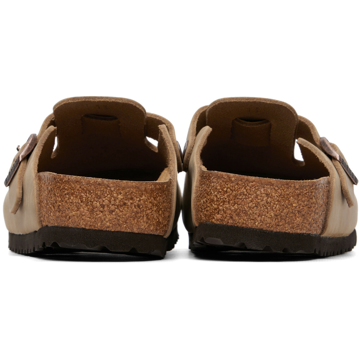 Birkenstock Brown Regular Boston Oiled Leather Loafers