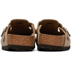 Birkenstock Brown Regular Boston Oiled Leather Loafers