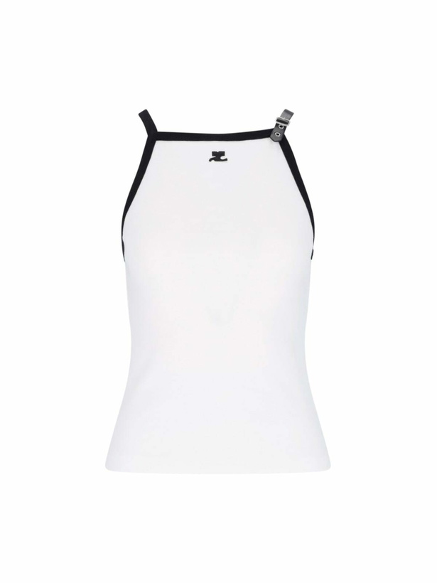 Photo: Courrèges Logo Tank Top