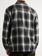 Altea - Dillard Checked Cotton and Ramie-Blend Flannel Shirt - Gray