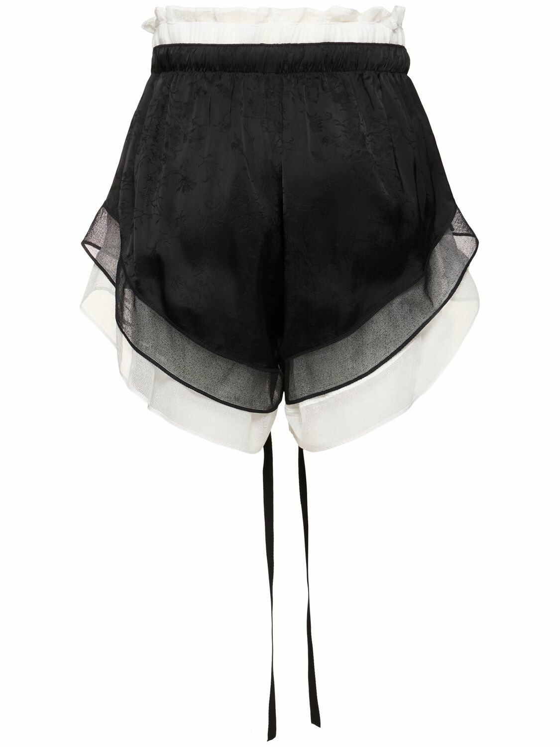 ANN DEMEULEMEESTER Silk Blend Boxer Shorts Ann Demeulemeester