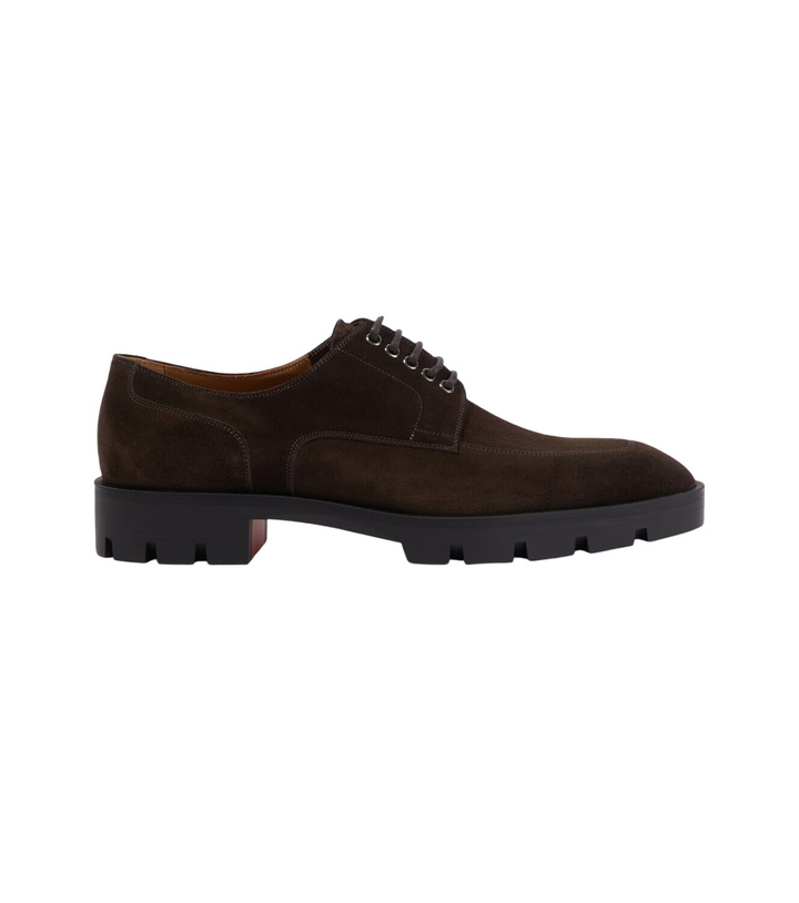 Photo: Christian Louboutin Davisol Lion suede Derby shoes