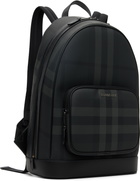Burberry Black & Gray Rocco Backpack
