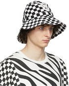 R13 Black & White Oversized Bucket Hat