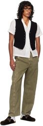 Guest in Residence Black Tailored Vest