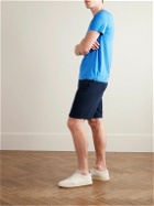 Derek Rose - Quinn 1 Straight-Leg Cotton and Modal-Blend Jersey Shorts - Blue