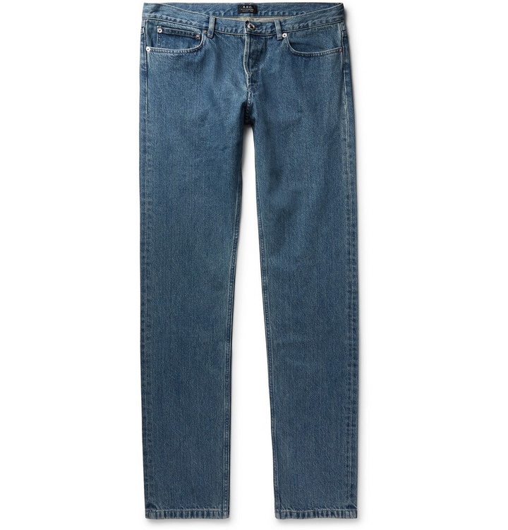 Photo: A.P.C. - Petit Standard Slim-Fit Denim Jeans - Men - Mid denim