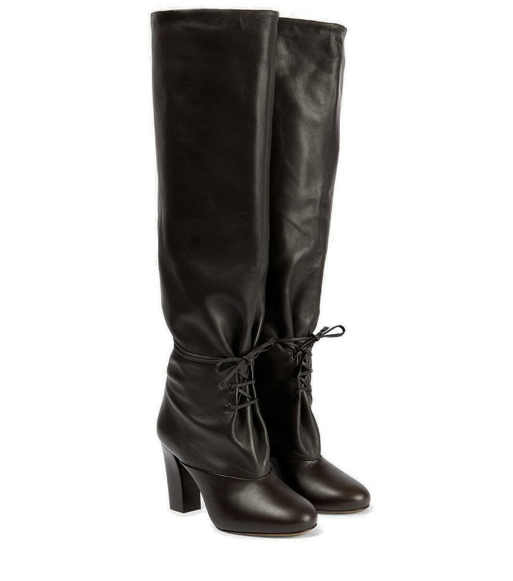 Photo: Lemaire Over-the-knee laced leather boots